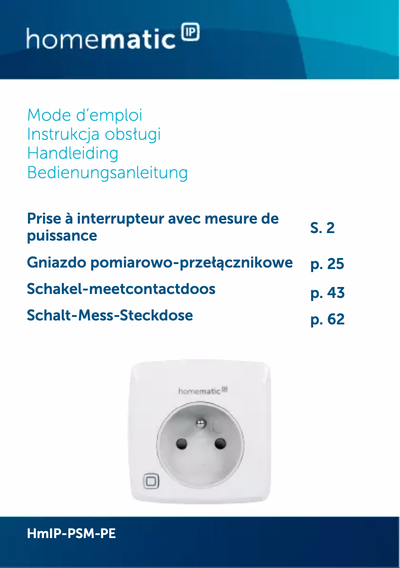 Página 1 del manual Manual de usuario eQ-3 eQ-3 AG