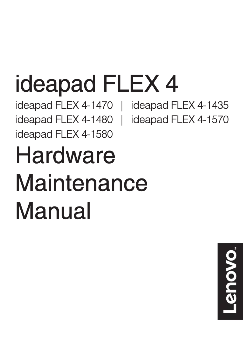 Page 1 de la notice Manuel utilisateur Lenovo IdeaPad Flex 4