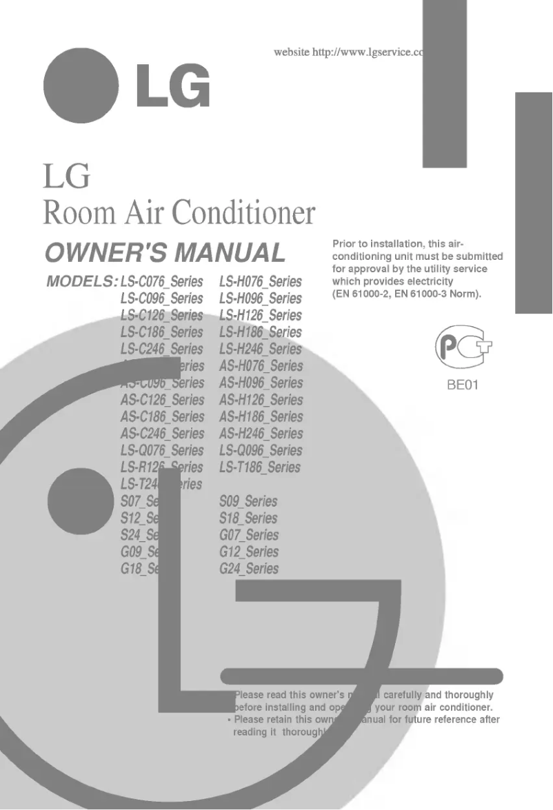 Page 1 de la notice Manuel utilisateur LG LS-H096QLL1