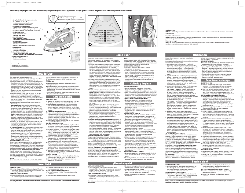 Image de la première page du manuel de l'appareil AS900
