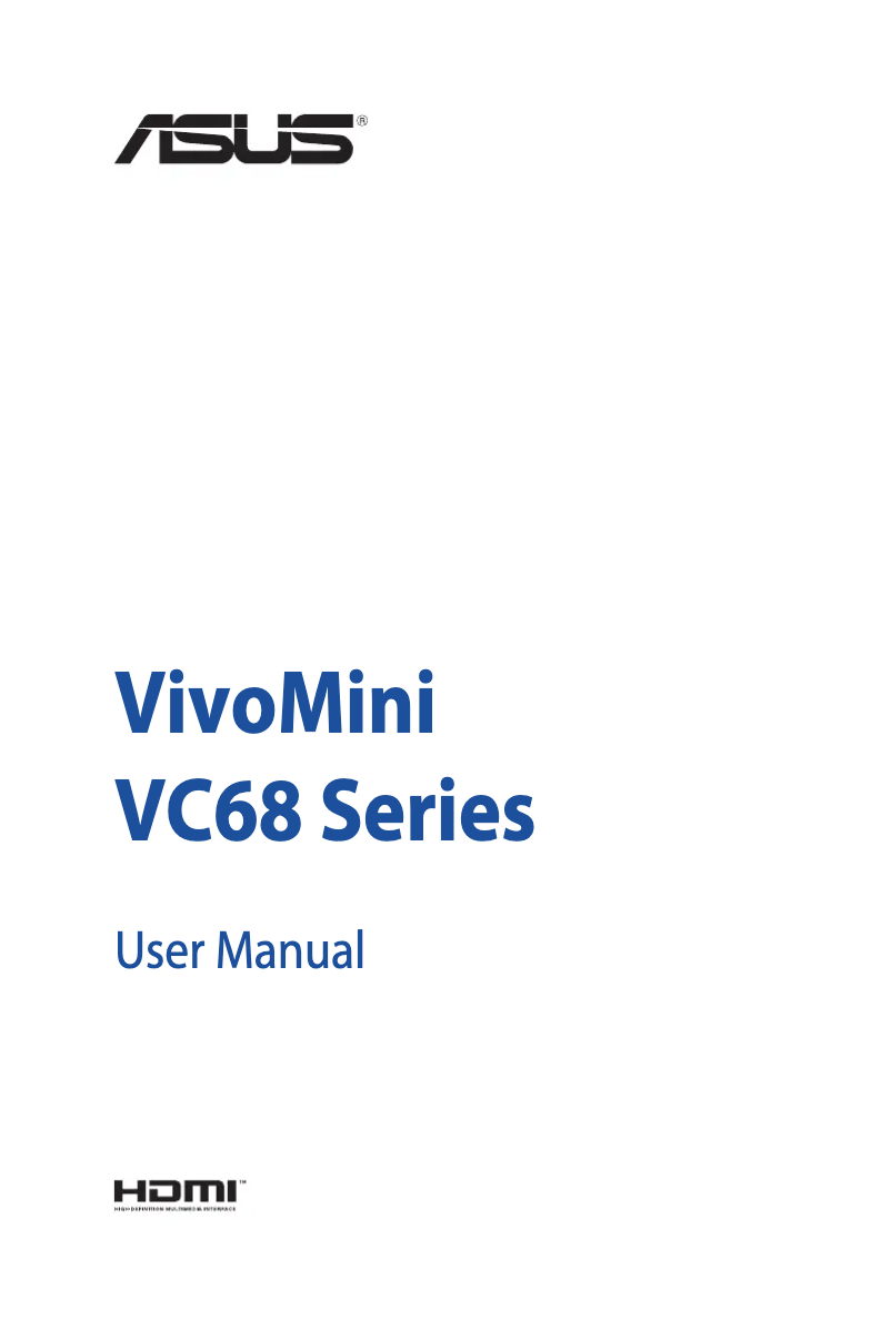 Image de la première page du manuel de l'appareil VivoMini VC68V