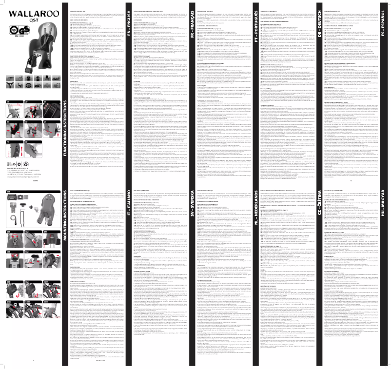 Page 1 de la notice Manuel utilisateur Polisport Wallaroo QST