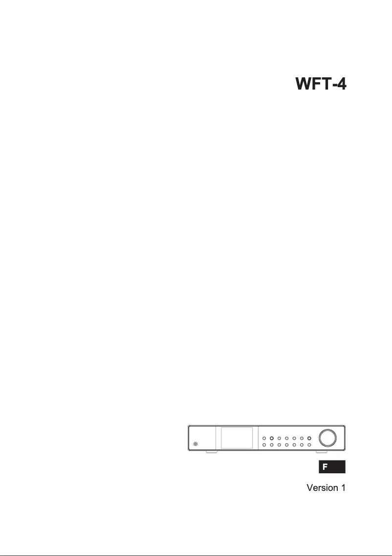 Page 1 de la notice Manuel utilisateur Sangean WFT-4