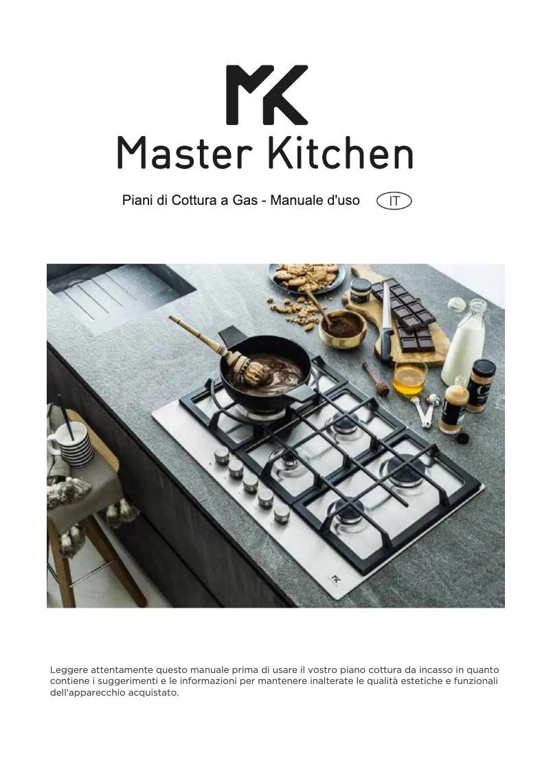 Page n°1 - Manuel utilisateur Master Kitchen MKHG 754101-PR TC WH
