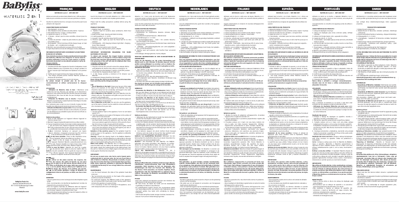 Image de la première page du manuel de l'appareil G851E