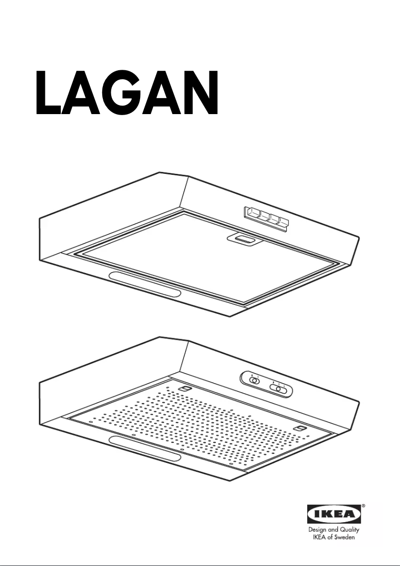Page 1 de la notice Instructions / montage Ikea LAGAN