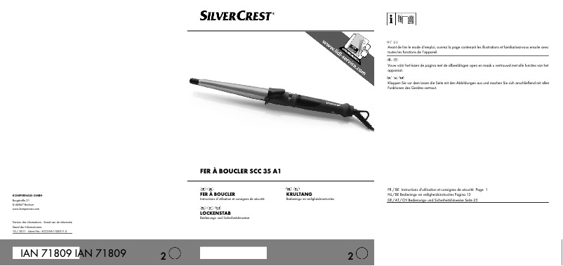 Image de la première page du manuel de l'appareil SCC 35 A1