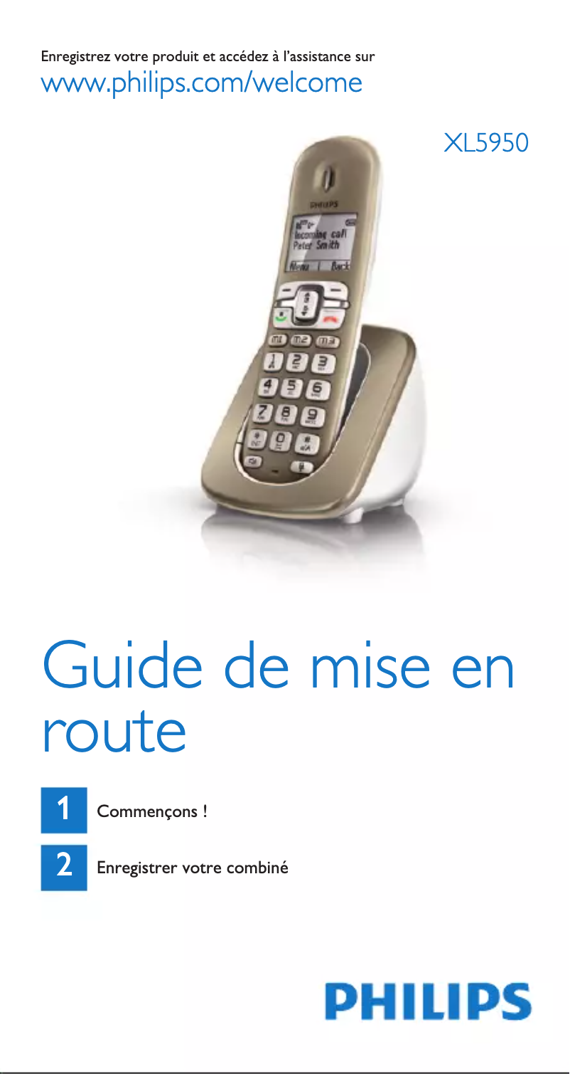 First page image of the manual for SoClear XL5950C