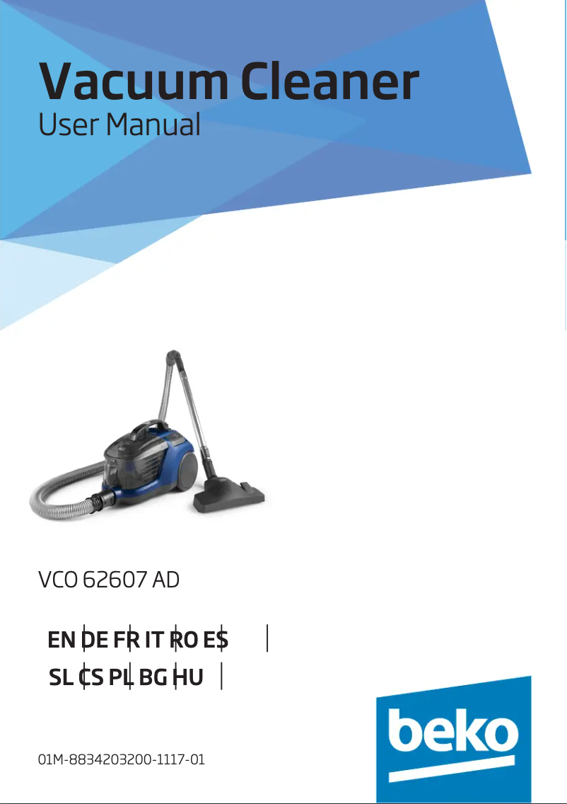 Page n°1 - Manuel utilisateur Beko VCO 62607 AD
