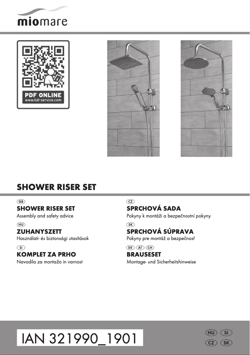 Page n°1 - Manuel utilisateur Miomare HG02439A