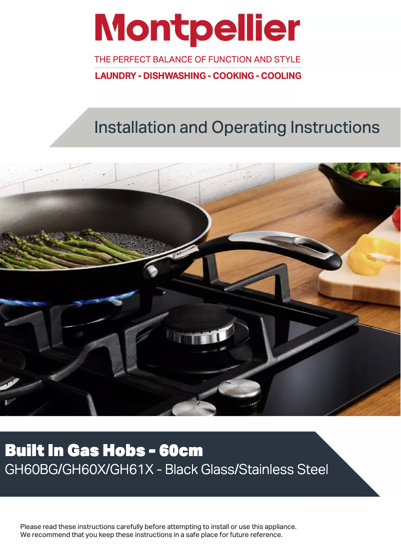 Image de la première page du manuel de l'appareil GH61X