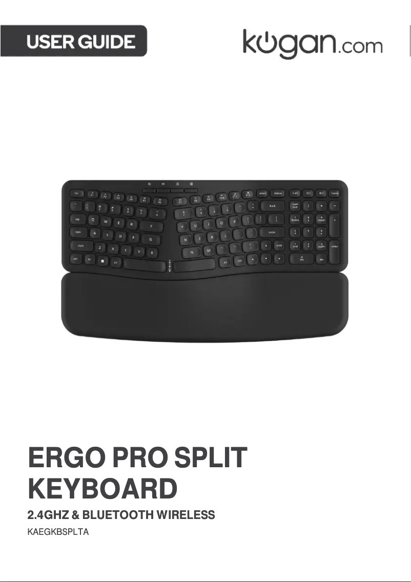 Page n°1 - Manuel utilisateur Kogan KAEGKBSPLTA