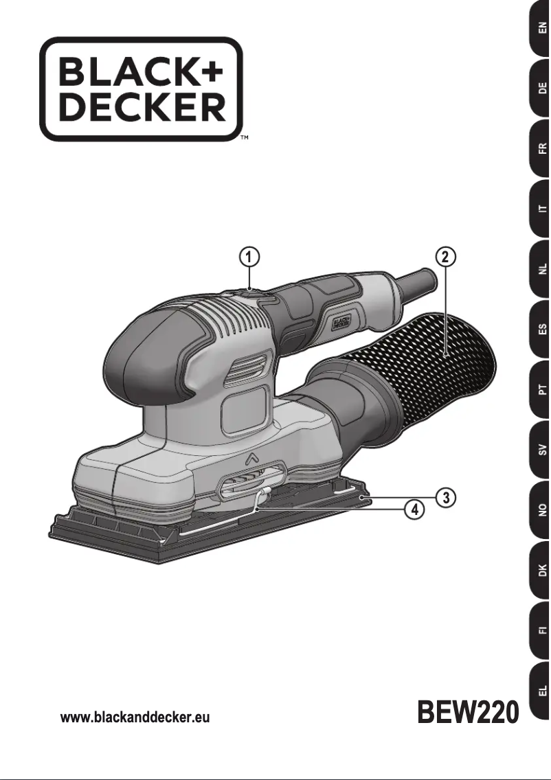 Image de la première page du manuel de l'appareil BEW220
