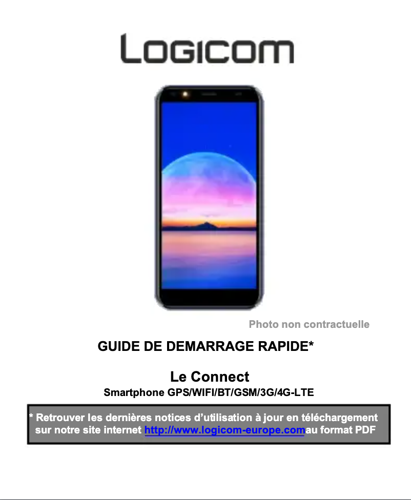 Image de la première page du manuel de l'appareil Le Connect