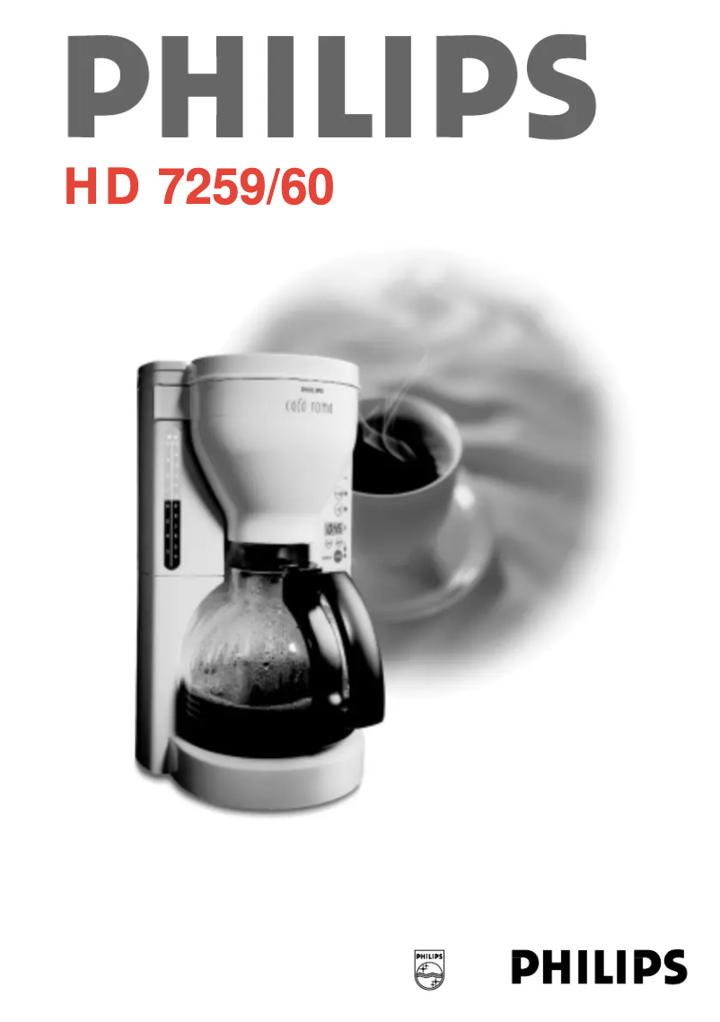 Page 1 de la notice Manuel utilisateur Philips HD7260