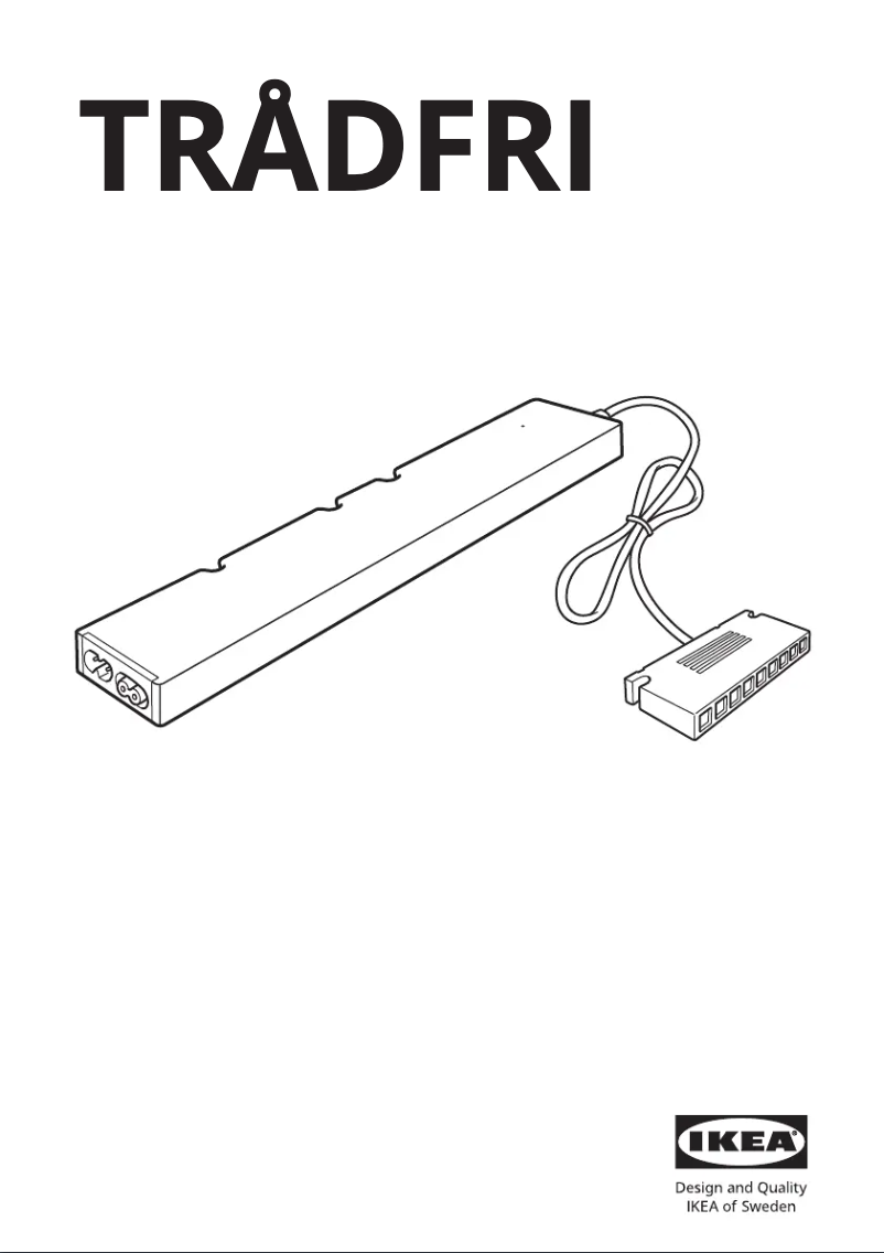 Image de la première page du manuel de l'appareil TRÅDFRI 003.426.59