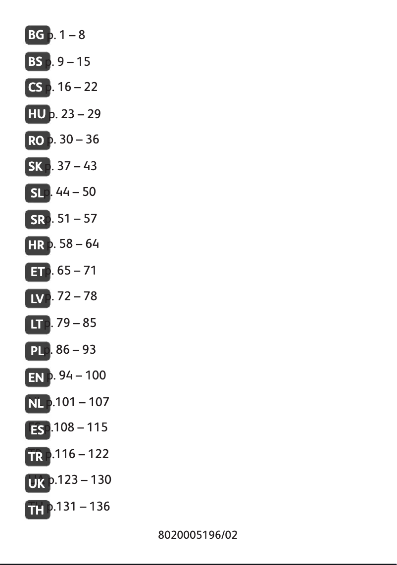 Image de la première page du manuel de l'appareil Perfectmix+ BL81G8