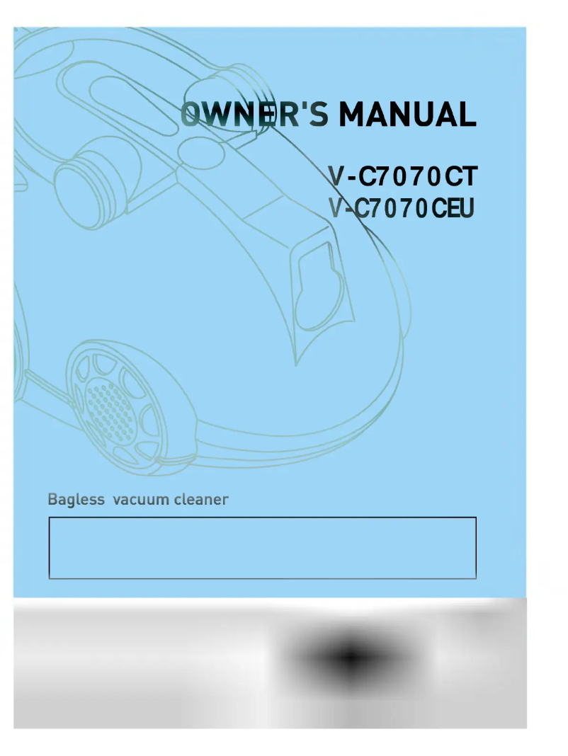 Page 1 de la notice Manuel utilisateur LG V-C7070CEU