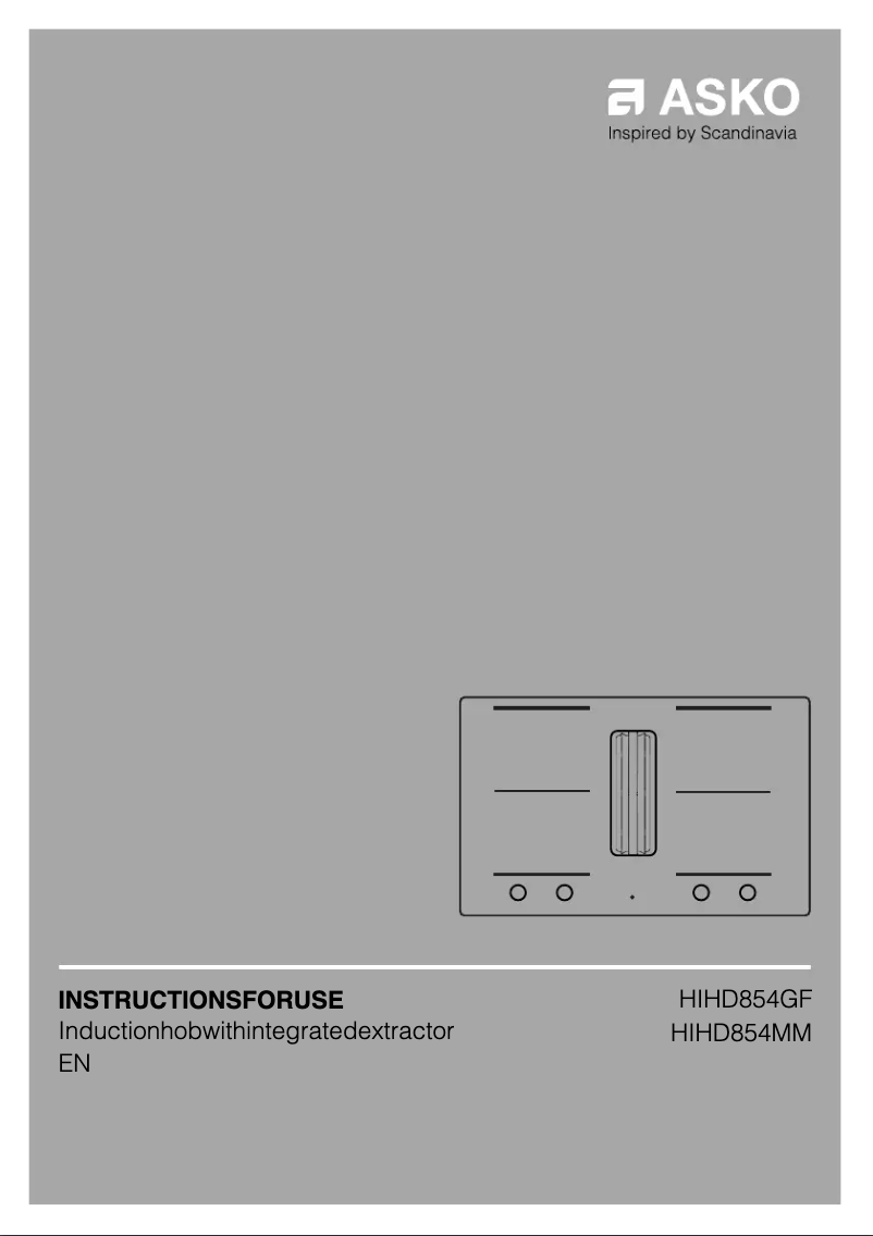 Page n°1 - Manuel utilisateur Asko HIHD854MM