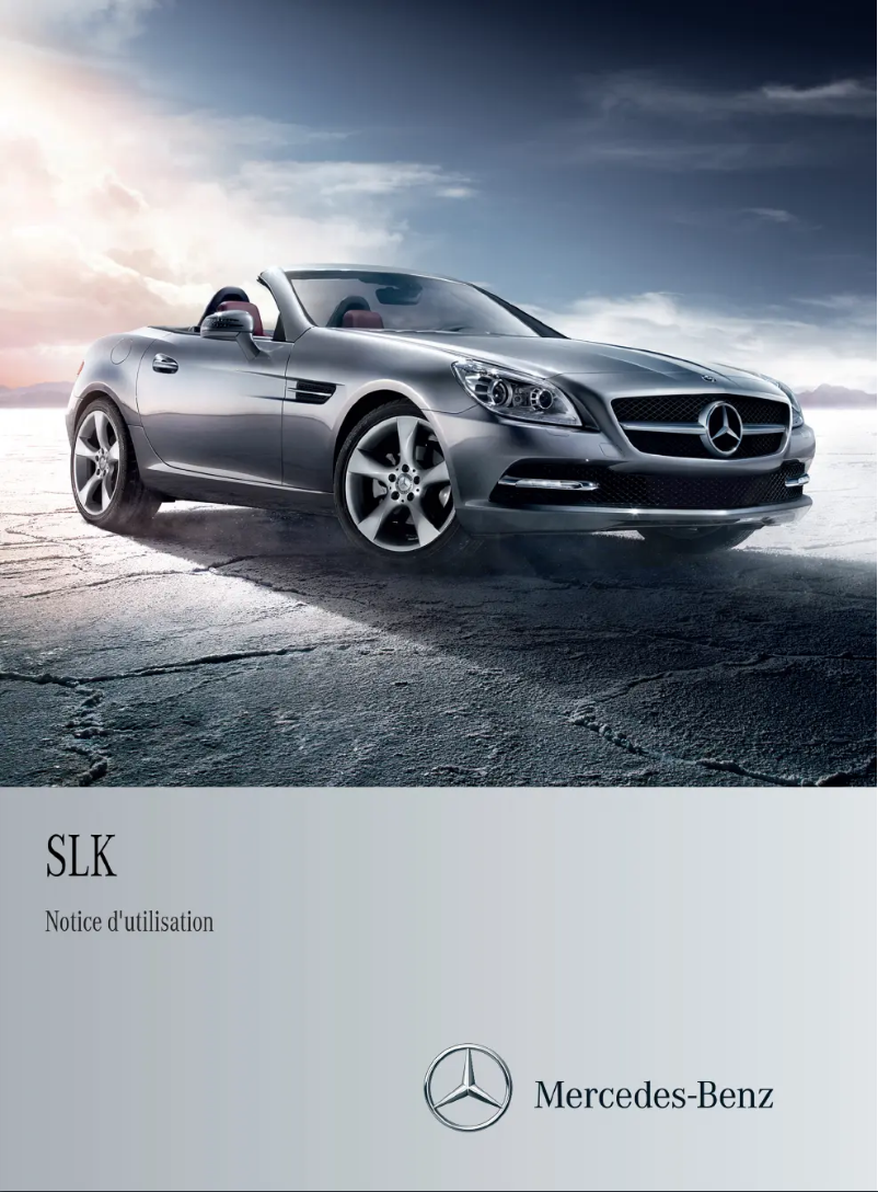 Page 1 de la notice Manuel utilisateur Mercedes-Benz SLK-Class Coupe (2013)