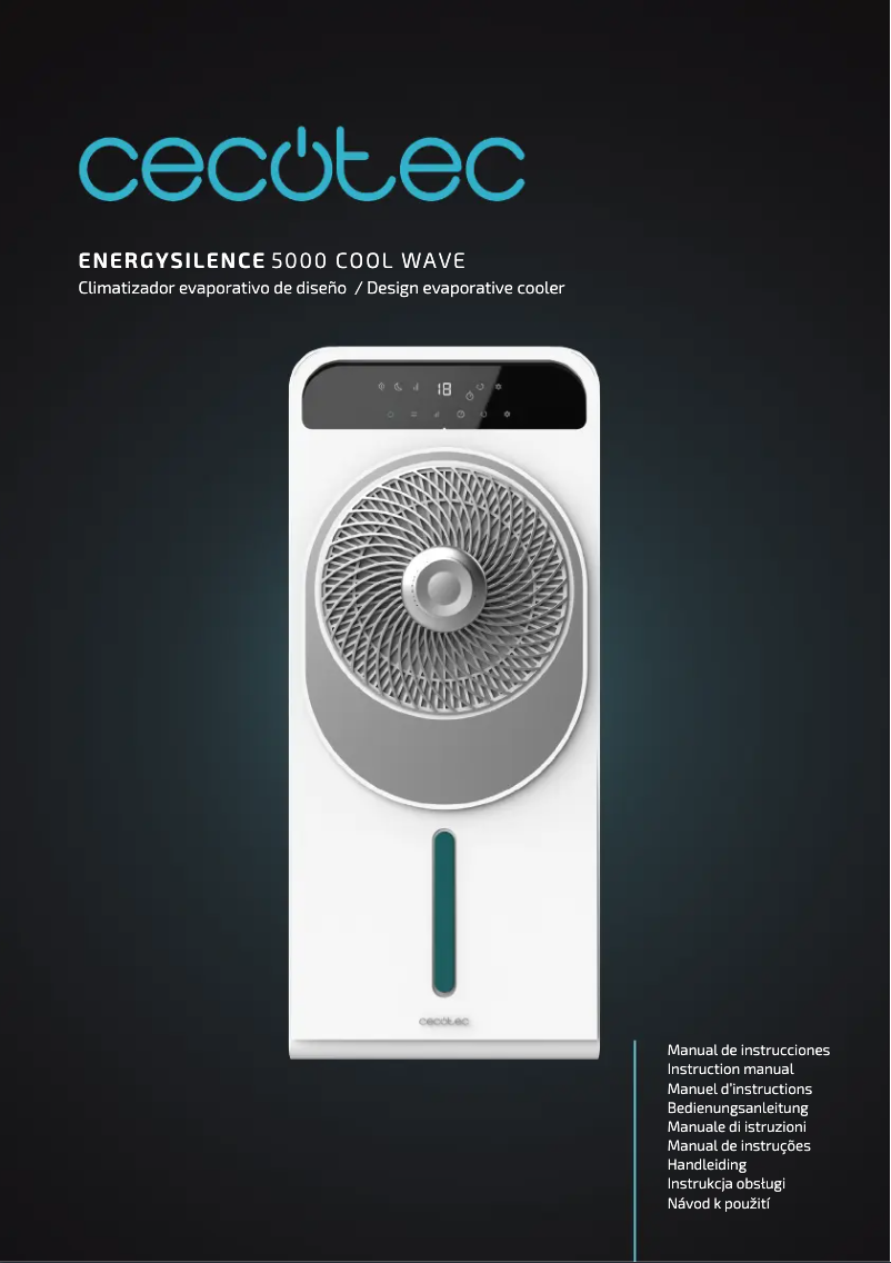 Page 1 de la notice Manuel utilisateur Cecotec EnergySilence 5000 Cool Wave