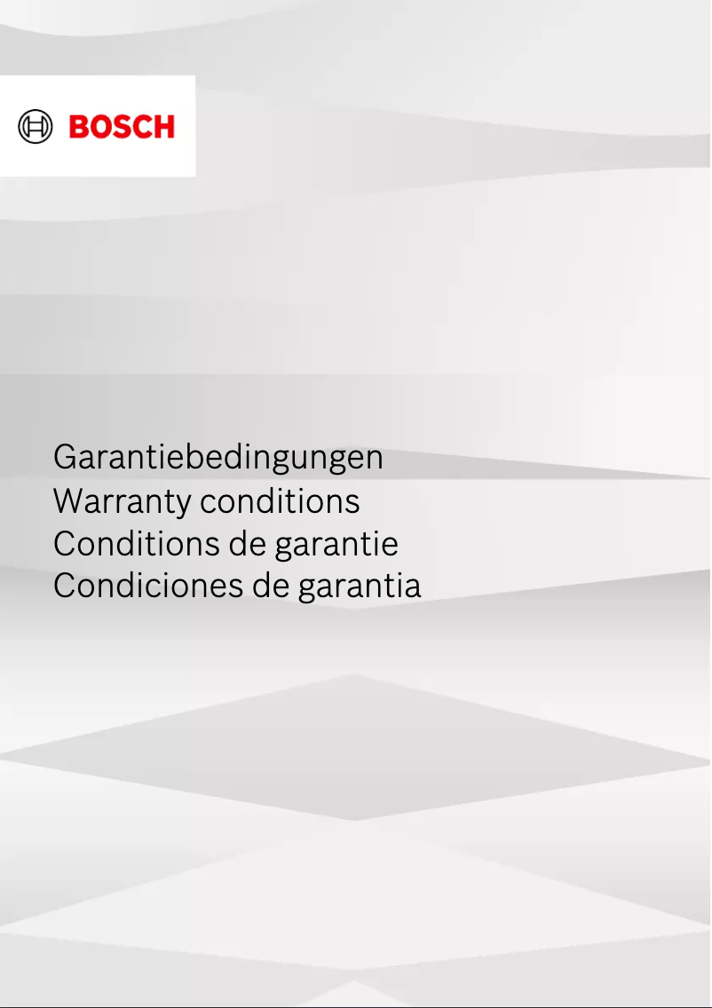 Page n°1 - Guide d'installation Bosch MSM6B150GB