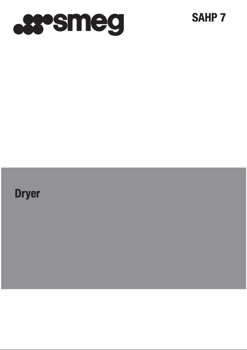Page n°1 - Manuel utilisateur Smeg SAHP 7