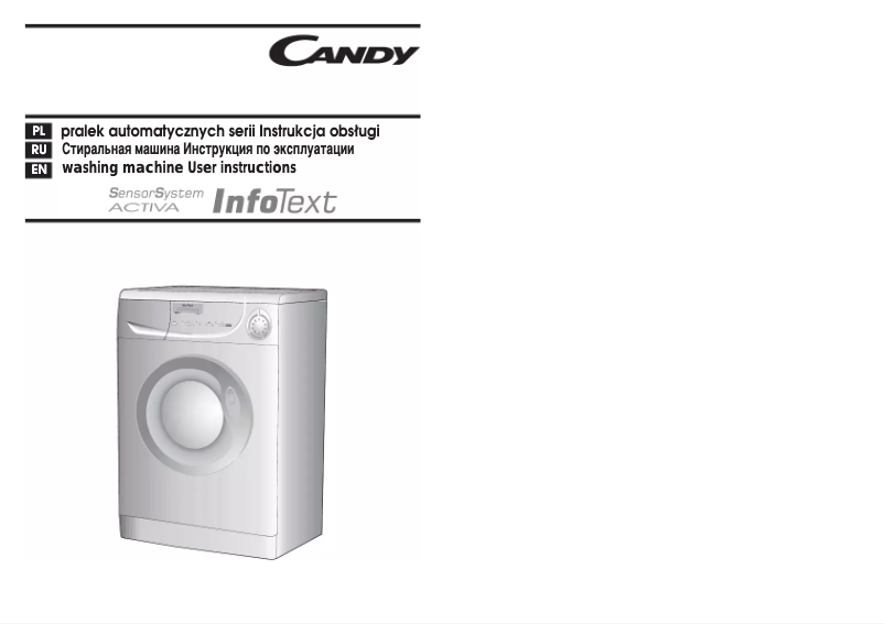 Page 1 de la notice Manuel utilisateur Candy CM126TXT-16S