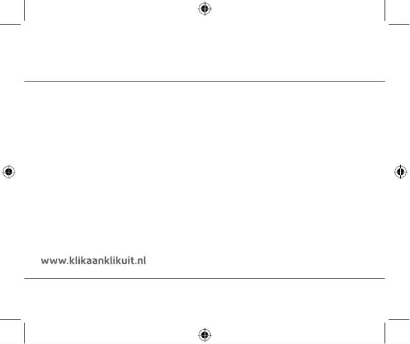 Page 1 de la notice Manuel utilisateur KlikaanKlikuit OWH-003