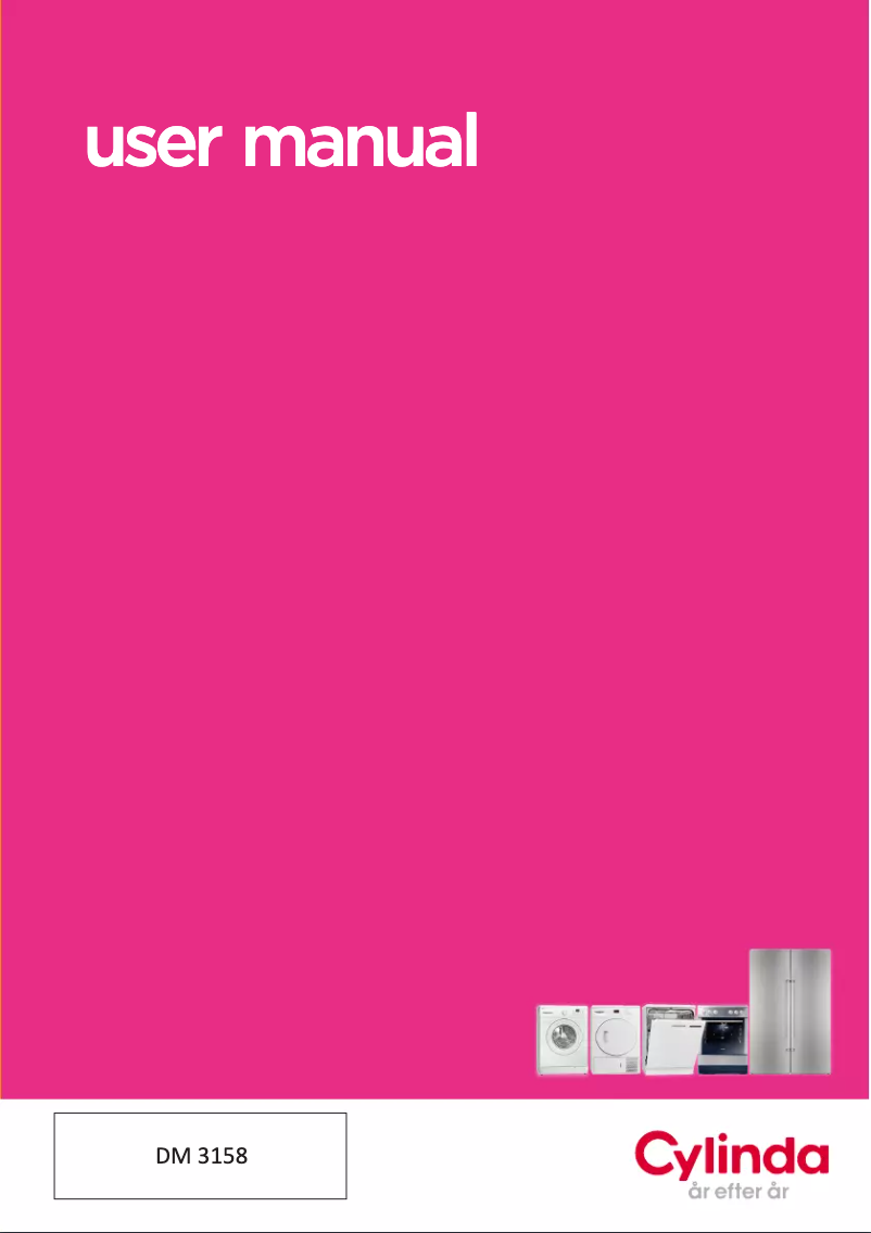 Page 1 de la notice Manuel utilisateur Cylinda DM 3158 VIT