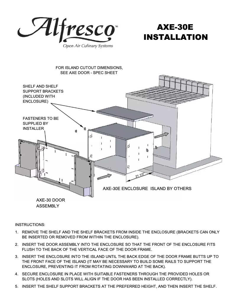 Page n°1 - Guide d'installation Alfresco AXE-30