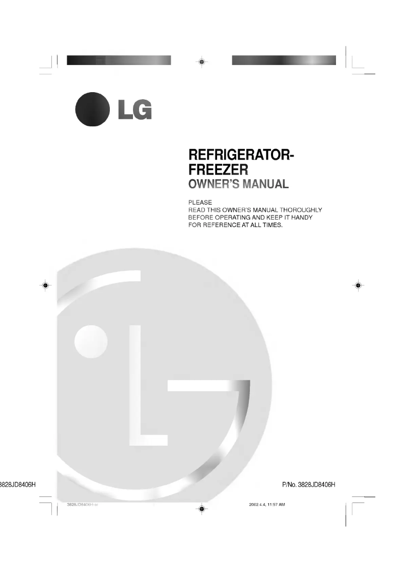 Image de la première page du manuel de l'appareil GR-702ABP