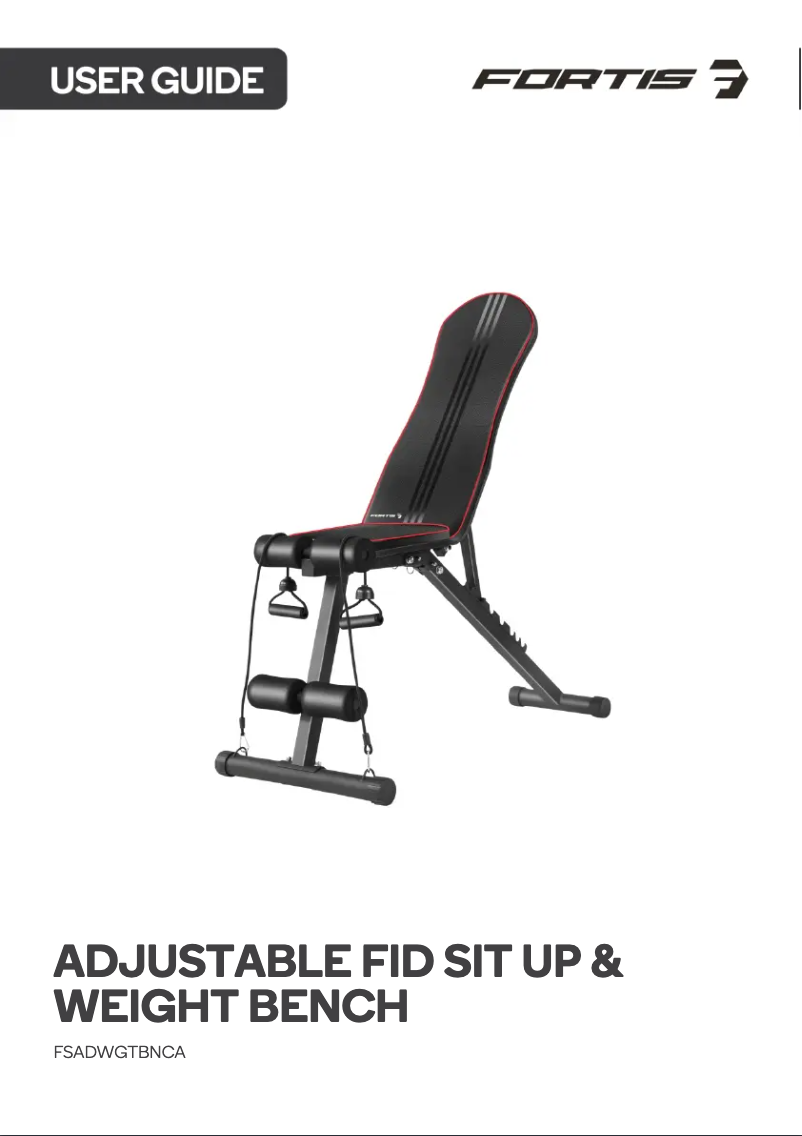 Page 1 de la notice Manuel utilisateur Fortis FSADWGTBNCA