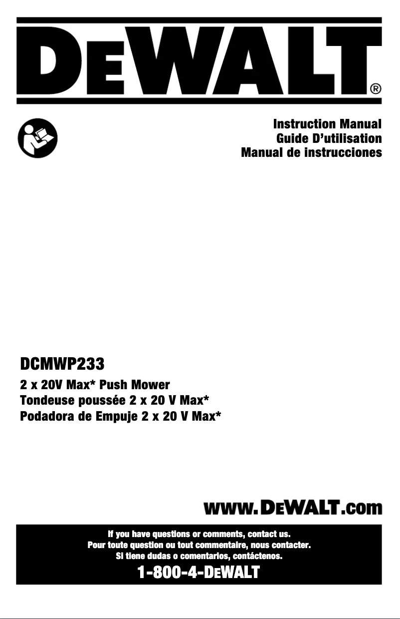 Imagen de la primera página del manual del dispositivo DCMWP233