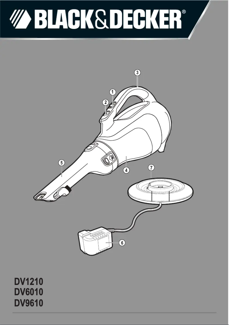 Image de la première page du manuel de l'appareil DV9610