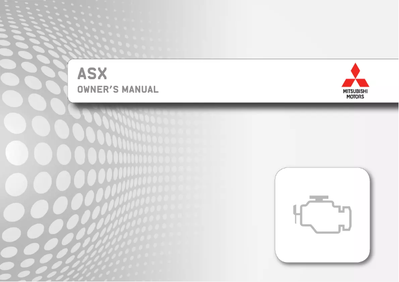 Image de la première page du manuel de l'appareil ASX (2015)