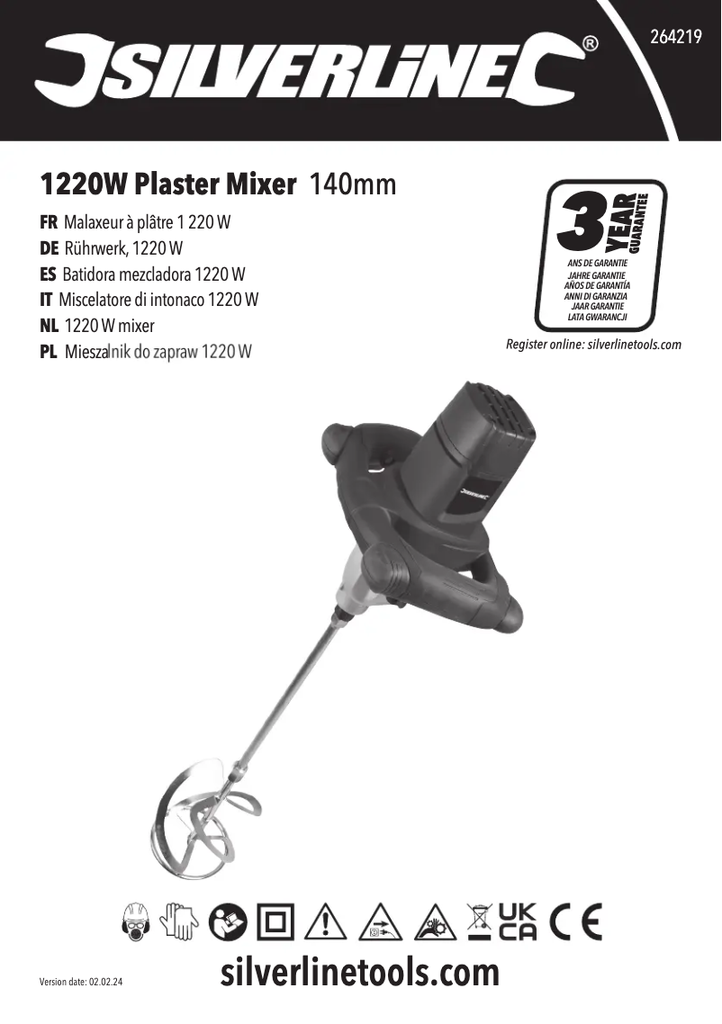 Image de la première page du manuel de l'appareil 264219