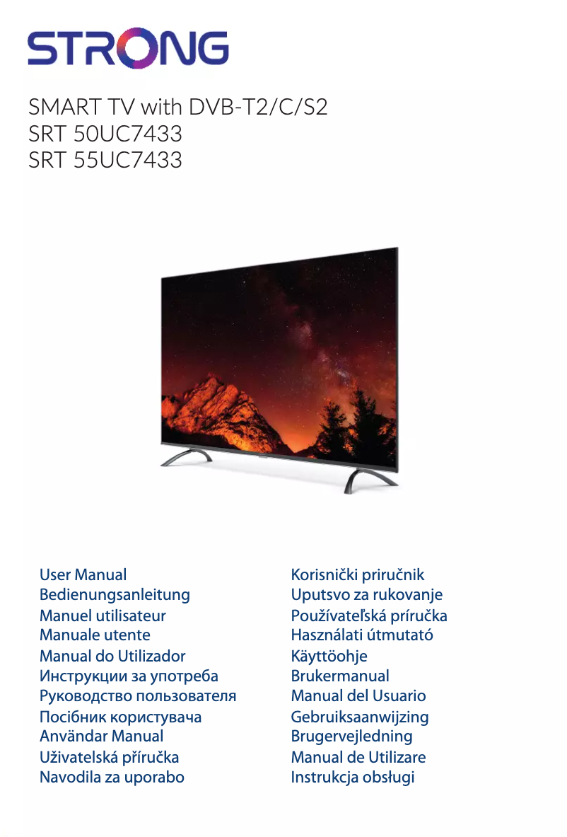 Page n°1 - Manuel utilisateur Strong SRT 55UC7433