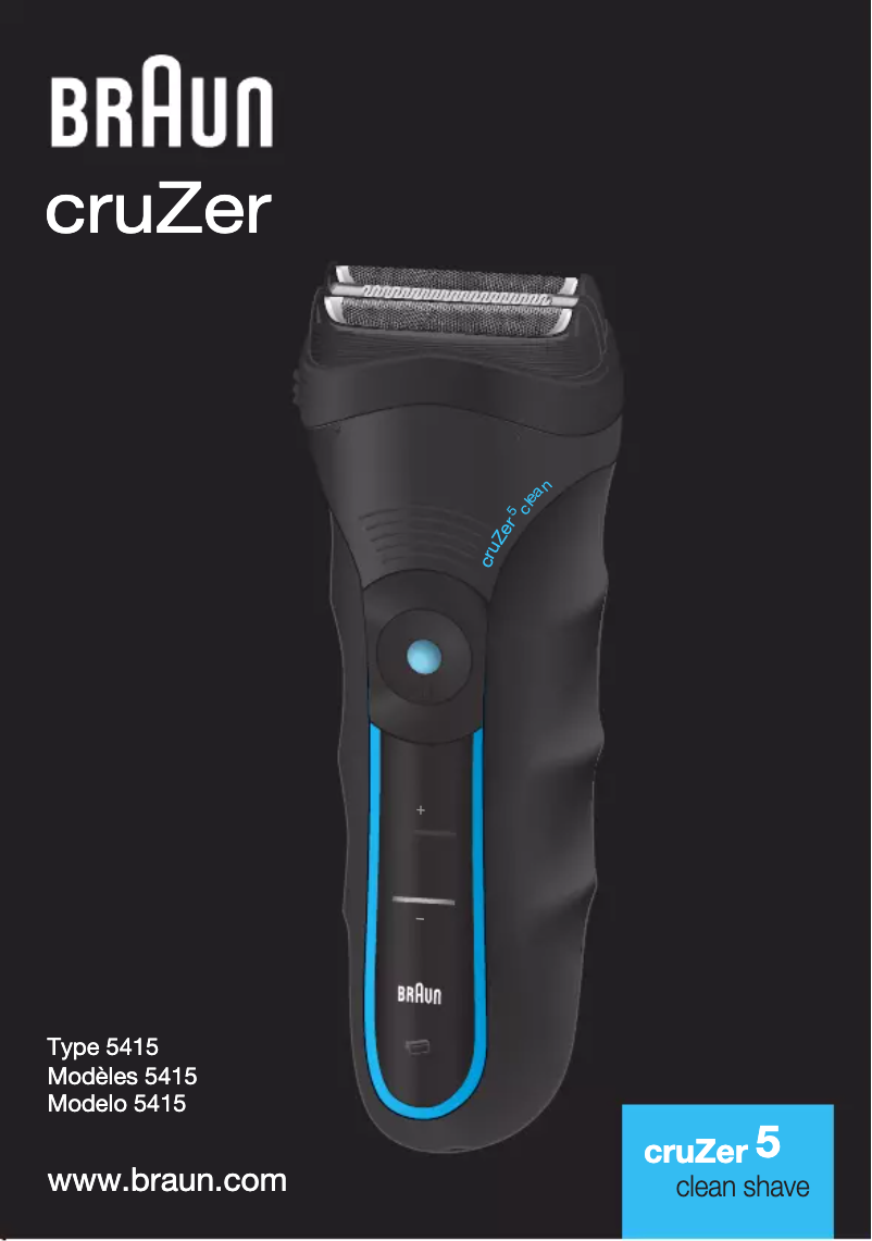 Page 1 de la notice Manuel utilisateur Braun CruZer 5