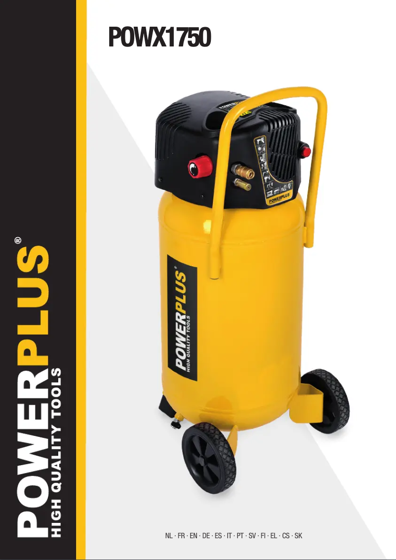 Page 1 de la notice Manuel utilisateur PowerPlus POWX1750