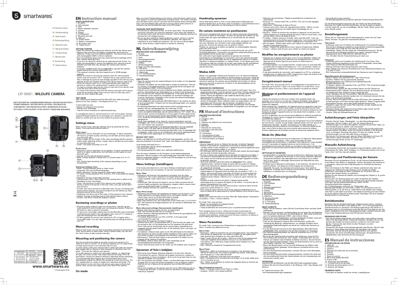 Image de la première page du manuel de l'appareil CWR-39001