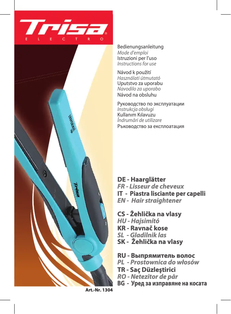 Page 1 de la notice Manuel utilisateur Trisa 1304-14