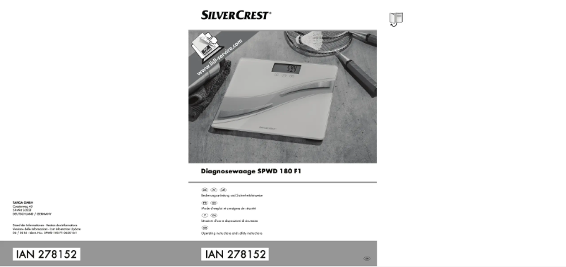 Page 1 de la notice Manuel utilisateur SilverCrest HG05863A