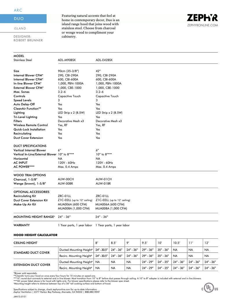 Image de la première page du manuel de l'appareil ADLM90BSX