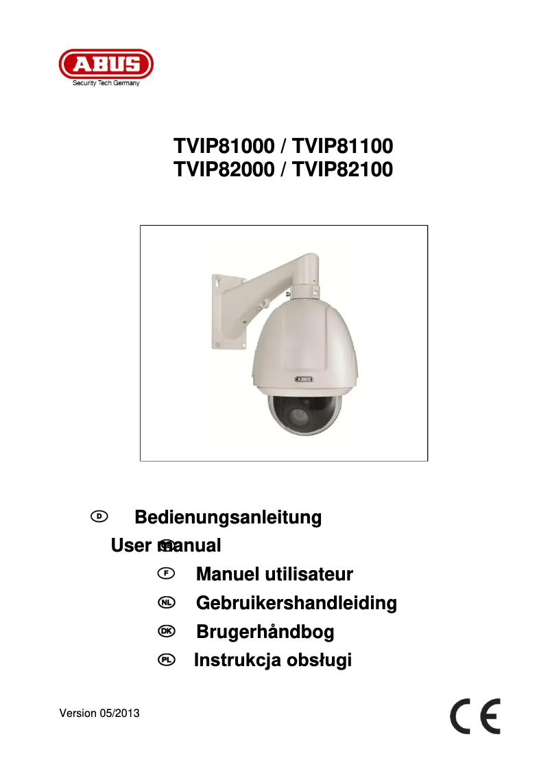 Página 1 del manual Manual de usuario Abus TVIP81100