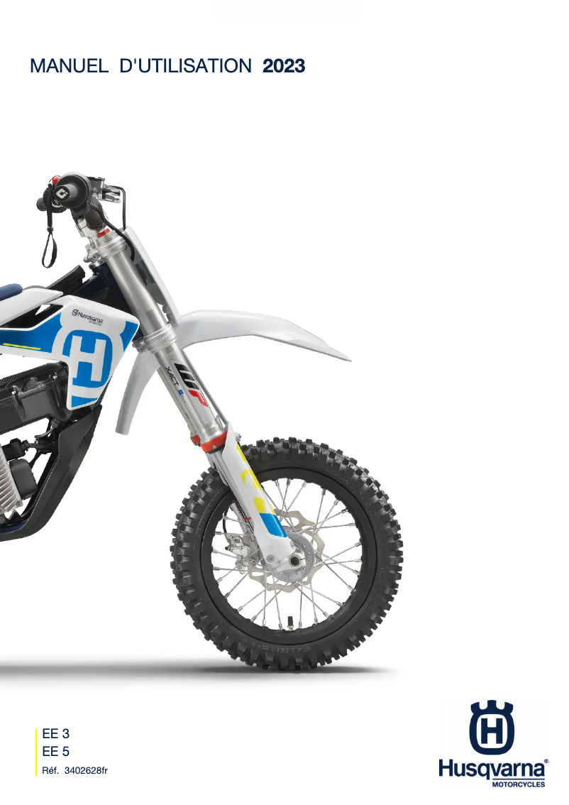 Page 1 de la notice Manuel utilisateur Husqvarna EE 5 (2023)