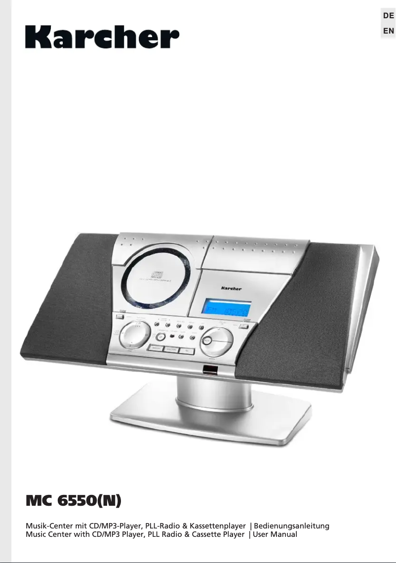 Page 1 de la notice Manuel utilisateur Kärcher MC 6550