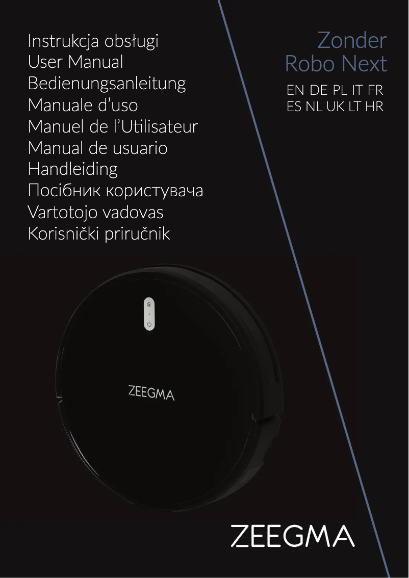 Imagen de la primera página del manual del dispositivo Robo Next