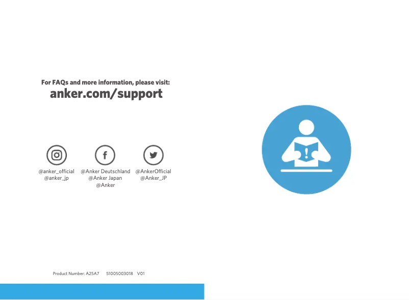 Page 1 de la notice Manuel utilisateur Anker 633 Magnetic Wireless Charger