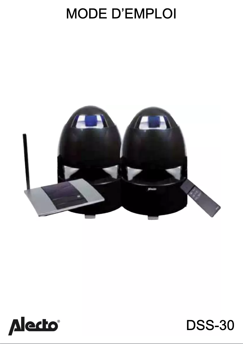 Page 1 de la notice Manuel utilisateur Alecto DSS-30
